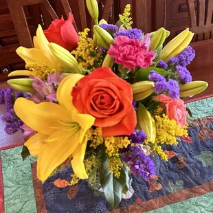 These flowers are cheerful and exactly what I ordered, but exceeds all of my expectations!!!