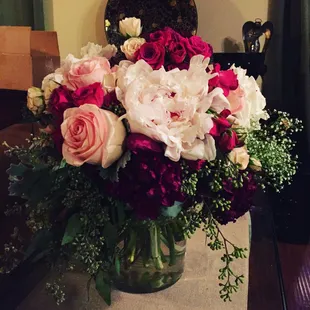 Gorgeous wedding bouquet! I was sooo happy with the quality of these flowers! Everything I wanted and more!!
