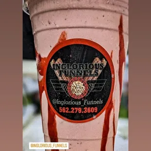 Strawberry cheesecake shake