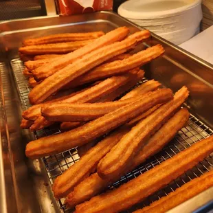 Fresh made churros