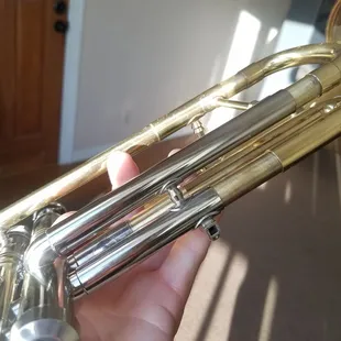 Slides look brand new. This horn is a Conn 6A built in 1955