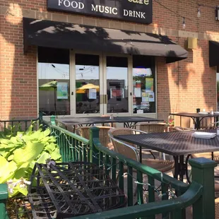 Nice patio seating