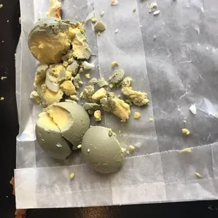 Hard boiled eggs are a real art...