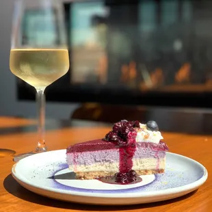 Vegan Blueberry Cheesecake