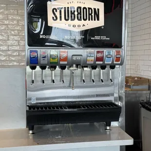 Self serve soda station