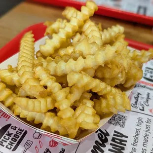 crinkle fries