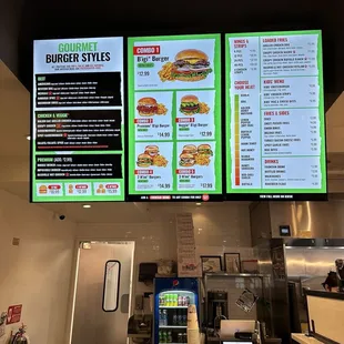 Menu inside