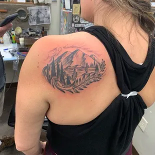 Immediately after it was finished