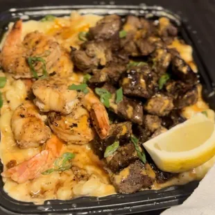  tray of food