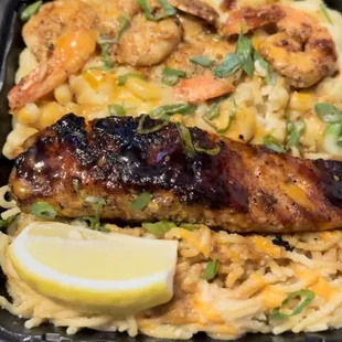grilled seafood, fish, grilled fish, food, seafood