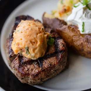 steak, food