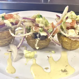 Tostones baskets rellenos