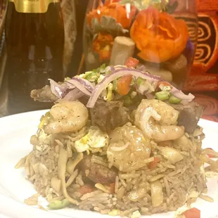 Chaufa Aereopuerto! Where everything lands. Only @Inka Chicken