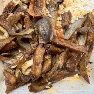 All Potatoes - Saltato De Marisos- should change then name to Papas ....