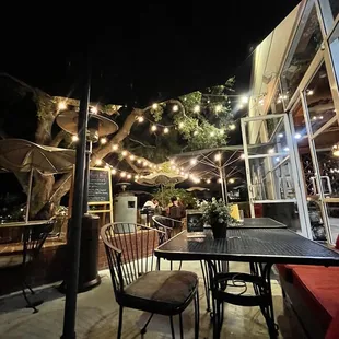 Outdoor seating area