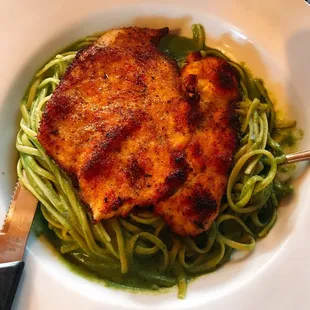 Breaded Chicken Pasta