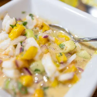 Mango Shrimp Ceviche (part of the Trio Ceviche [$31])