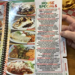 House specials 1/2, 7/2022