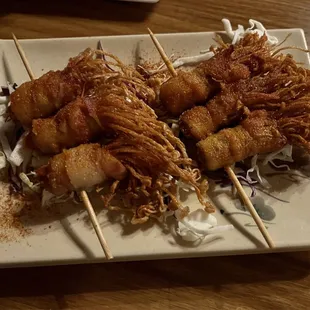 Bacon Enoki Mushroom