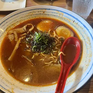 Dragon fire with wavy ramen and ham hock - very good