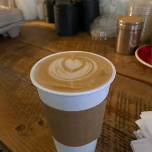 Gingerbread seasonal latte