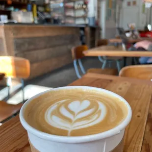Salted caramel latte