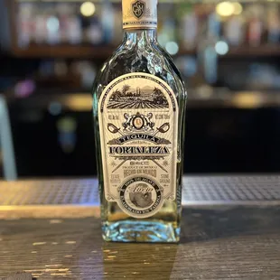 a bottle of gin