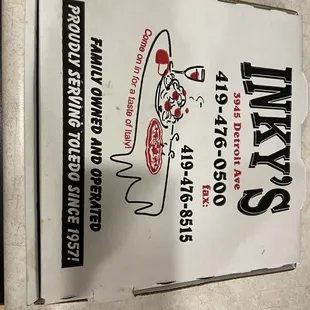 a pizza box