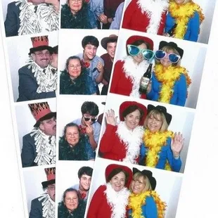 Large photo strip. A copy for everyone in the booth.
