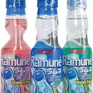 Marble Drink with real marble inside. Kids love them.