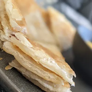 Parathas so crispy yet soft