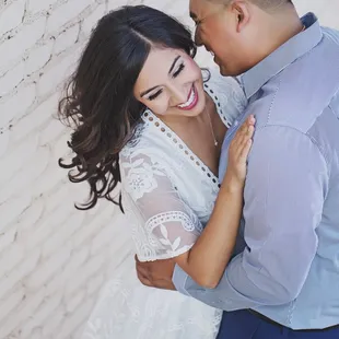 Engagement portrait shot right here in Bakersfield, Ca