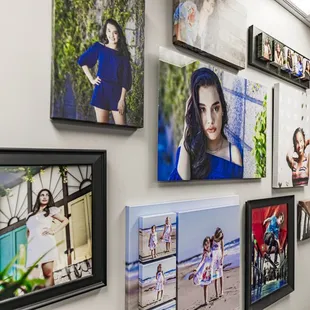 Wall Art featuring various sizes and paper types.