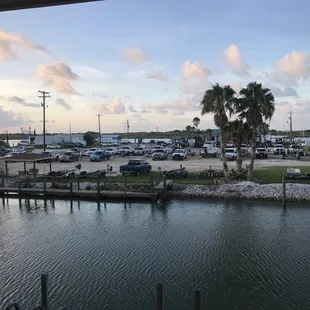 View off of back balcony of room 9.