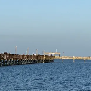 The new Fulton Fishing Pier just across the street from The Inn