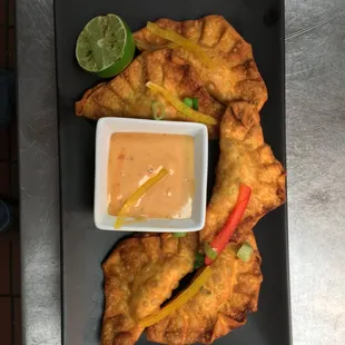 Crawfish and Crab Dumplings