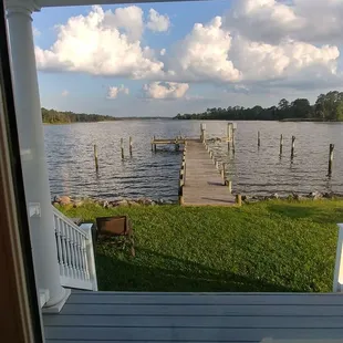 Boat house view