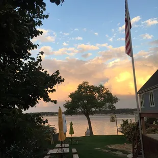 outside