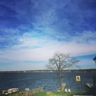 outside