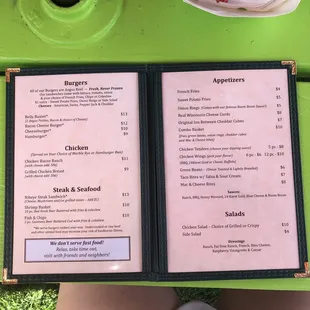 Main menu