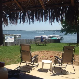 View from the Tiki Bar