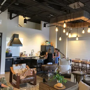 two women in a living room