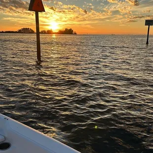 Great view and can go by boat.