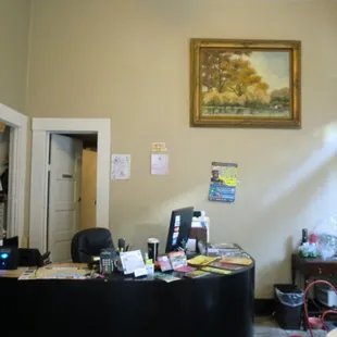 Reception area