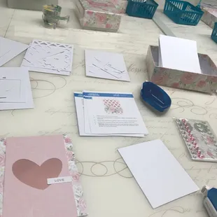 Sip and Get Carded Class.