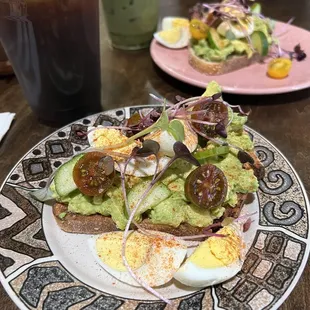 Avocado Toast with Hard Boiled Egg