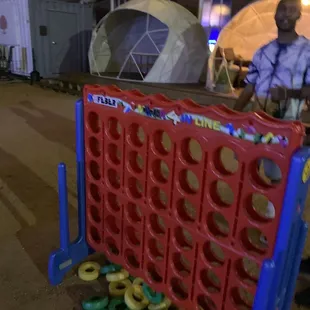 They have giant board games!