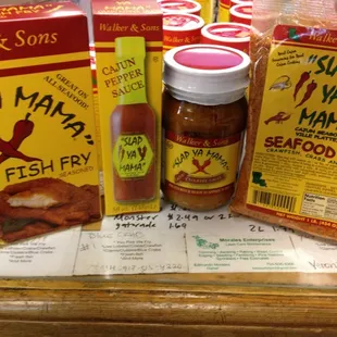 some of the products on display