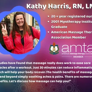 Kathy Harris, RN, LMT