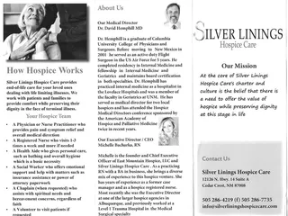 Silver Linings Hospice Care